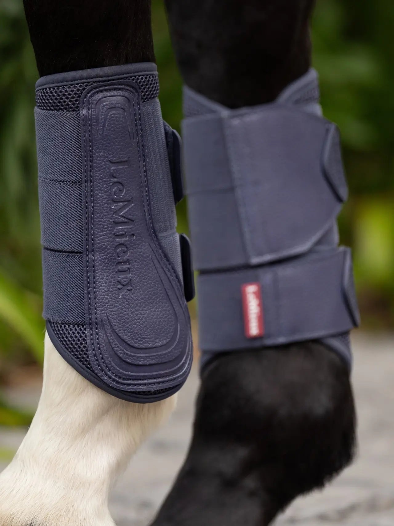 Lemieux Arika Mesh Brushing Boots-Dusk Blue