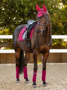 Lemieux Suede Dressage Square- Mulberry