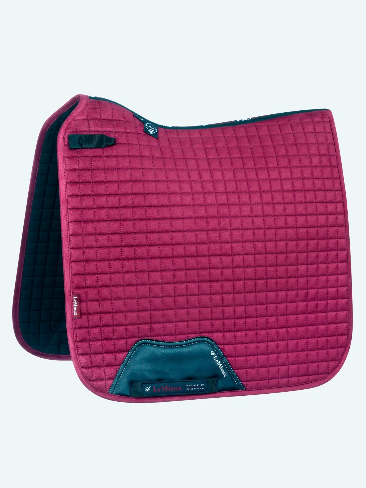 Lemieux Suede Dressage Square- Mulberry