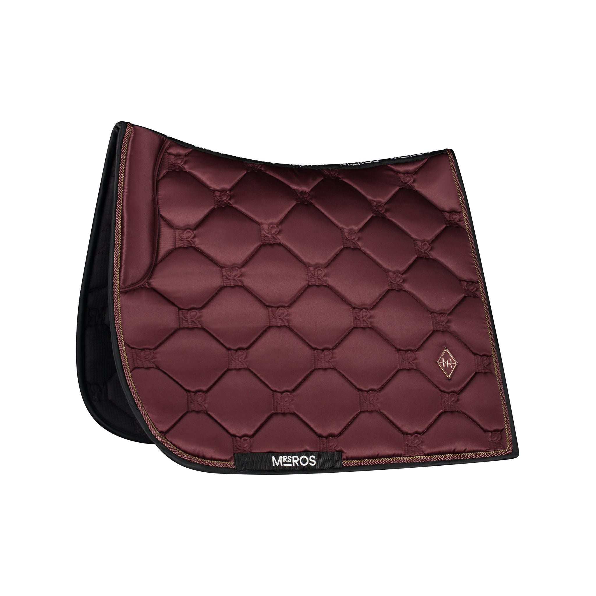 Mrs Ros Charmer dressage pad-Red Blush