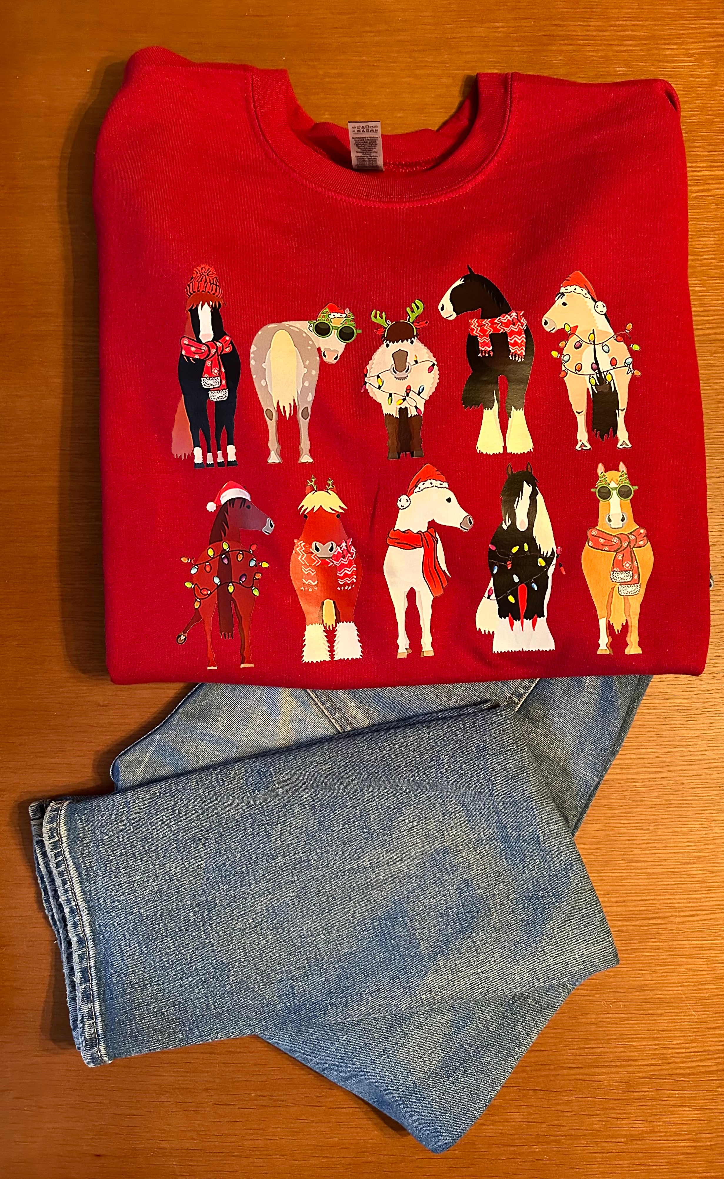 Christmas Sweatshirt-Heads or Tails