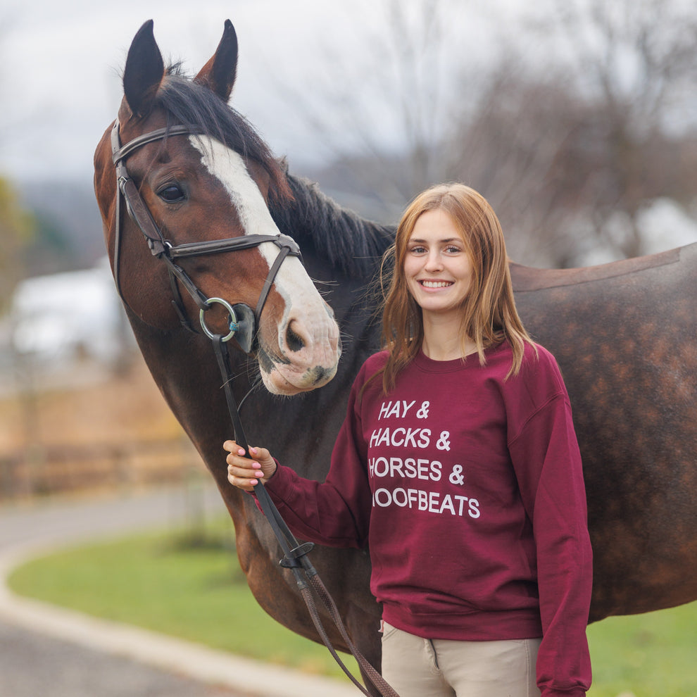 CL equestrian sweatshirt- Equestrian Elements