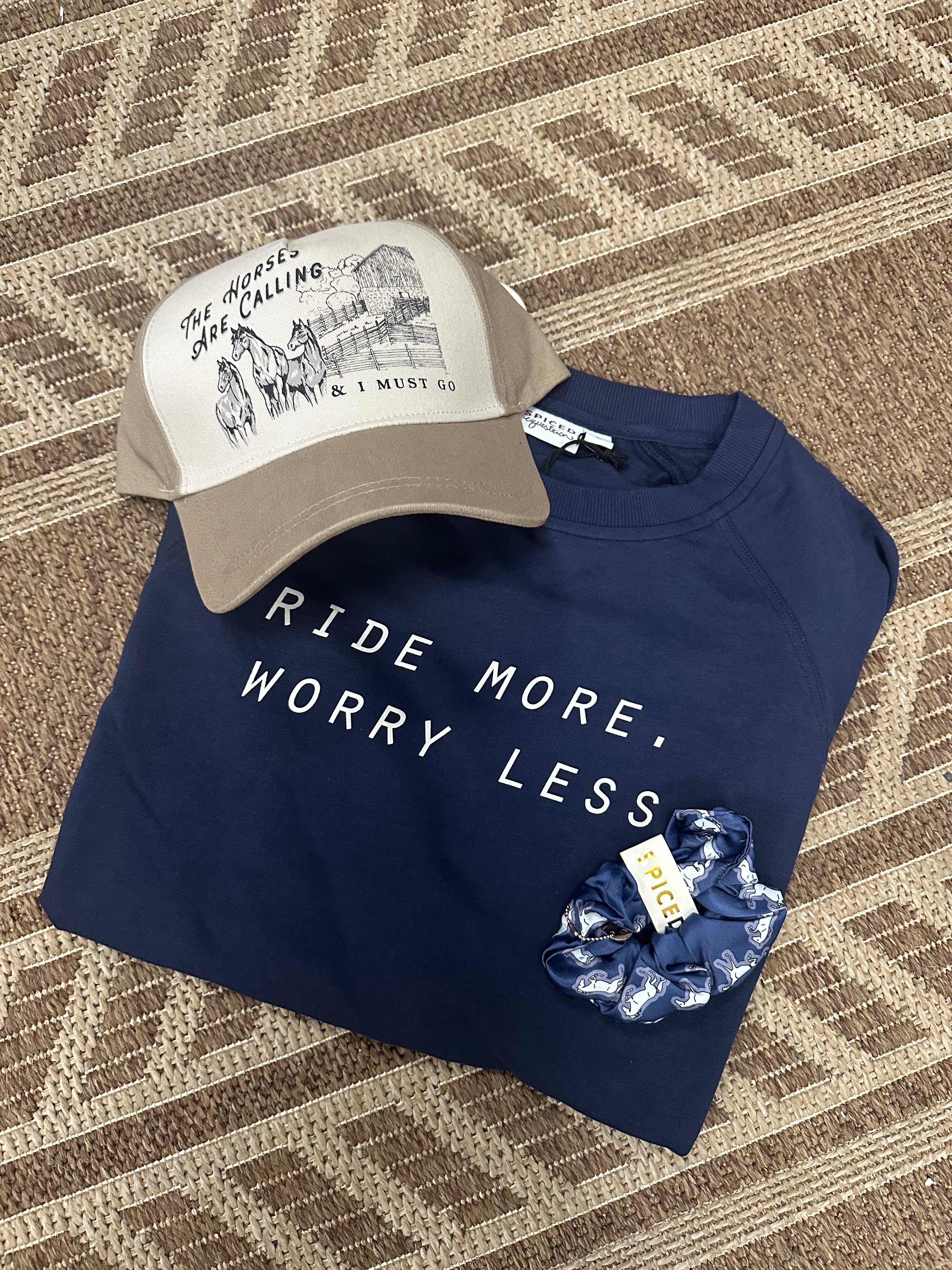 Spiced Eq. Ride More Active Sweatshirt- Midnight