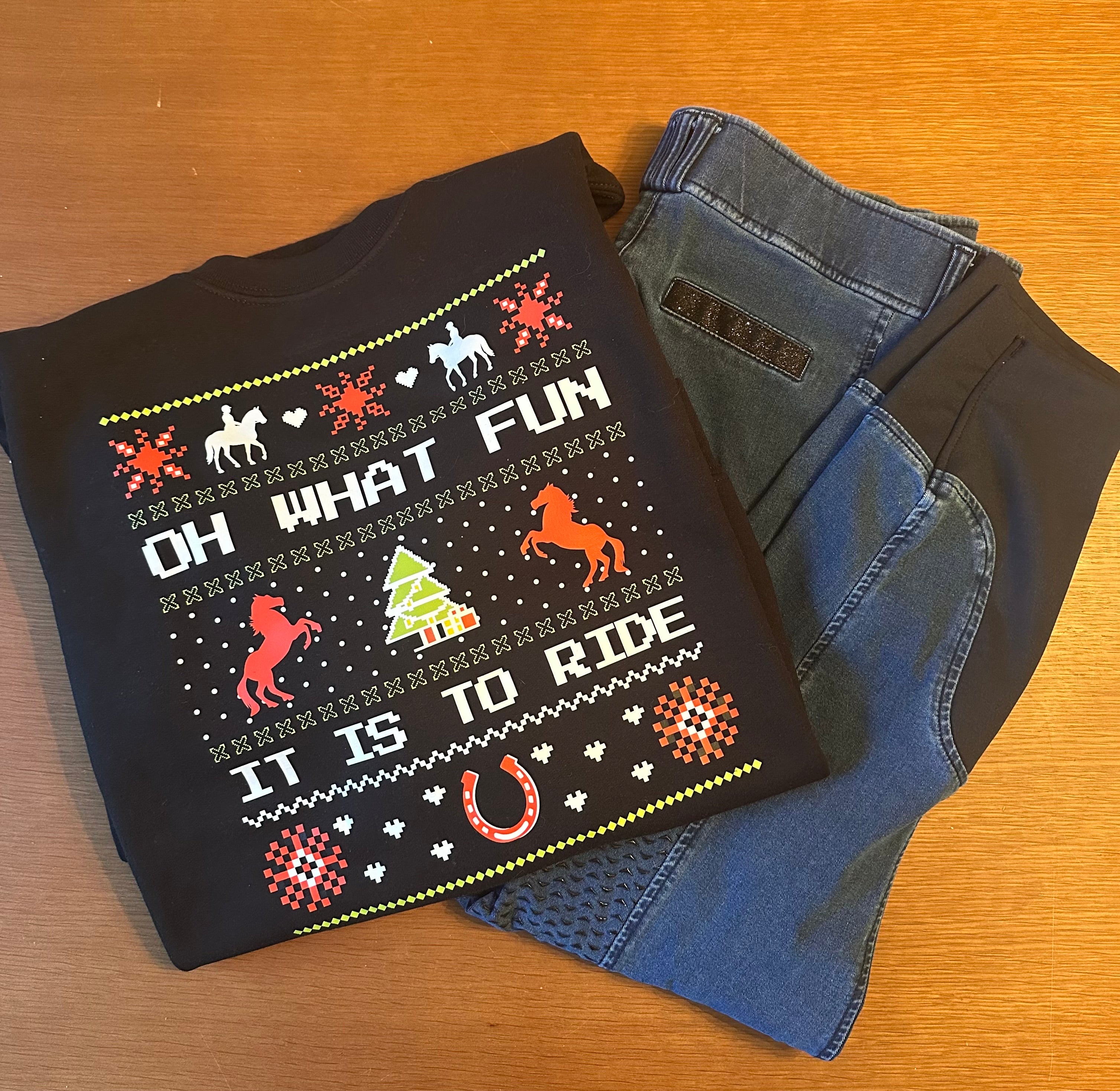 Christmas Sweatshirt- Oh What Fun!