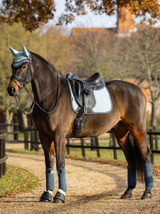 Lemieux Suede Dressage Square- Glacier