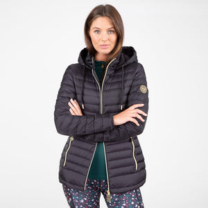 Shires Aubrion Norwood  jacket- Charcoal w. Gold