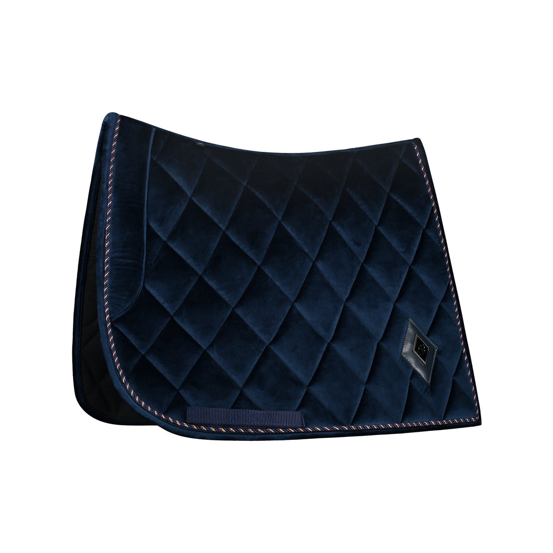 Mrs Ros Iconic Velvet saddle pad- Deep Sea