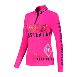 MrsRos Long Sleeve Training Top- Fuchsia