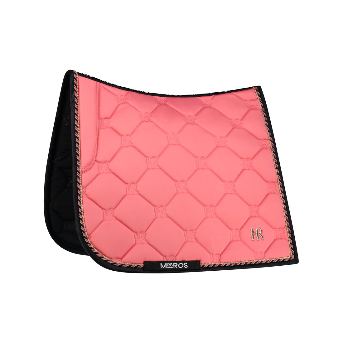 Mrs Ros Charmer Dressage pad- Coral