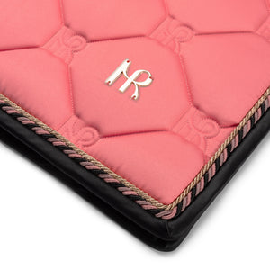 Mrs Ros Charmer Dressage pad- Coral