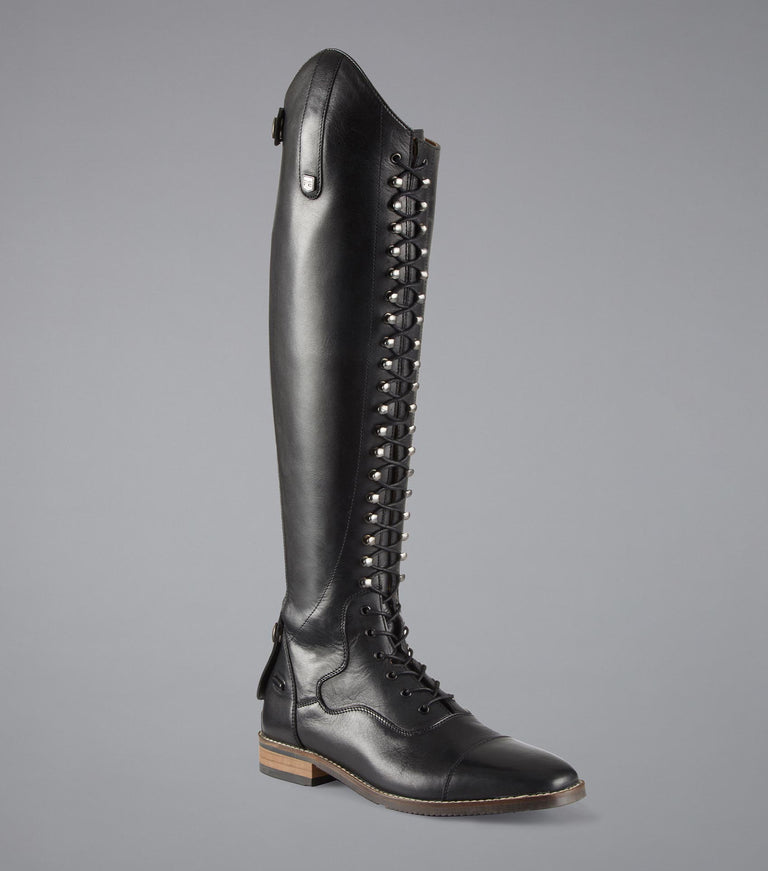 PE Maurizia Tall boot- Black Sz. 7 Reg Calf