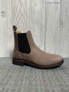 Kingsley Footwear- Amsterdam-Gaucho Grey w. black elastic