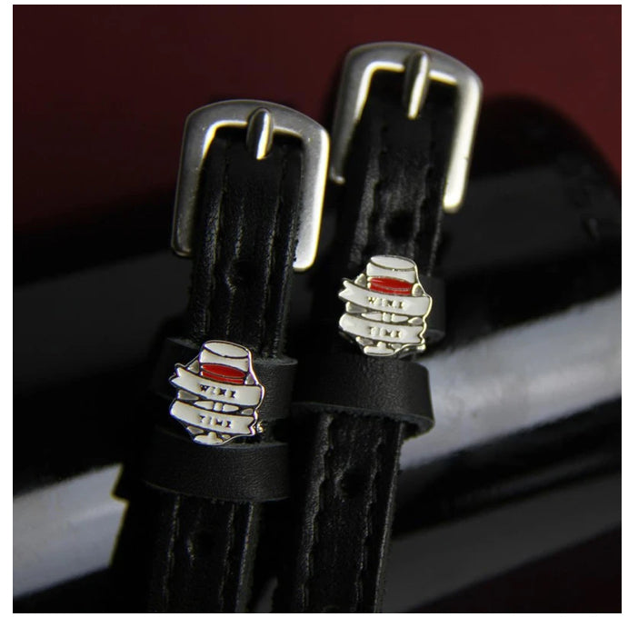 ManeJane Wine Time spur straps