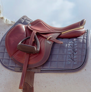 Kingsland KLoriana velvet saddle pad-Jump