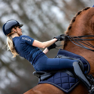 MrsRos Silhouette riding tights-True Navy