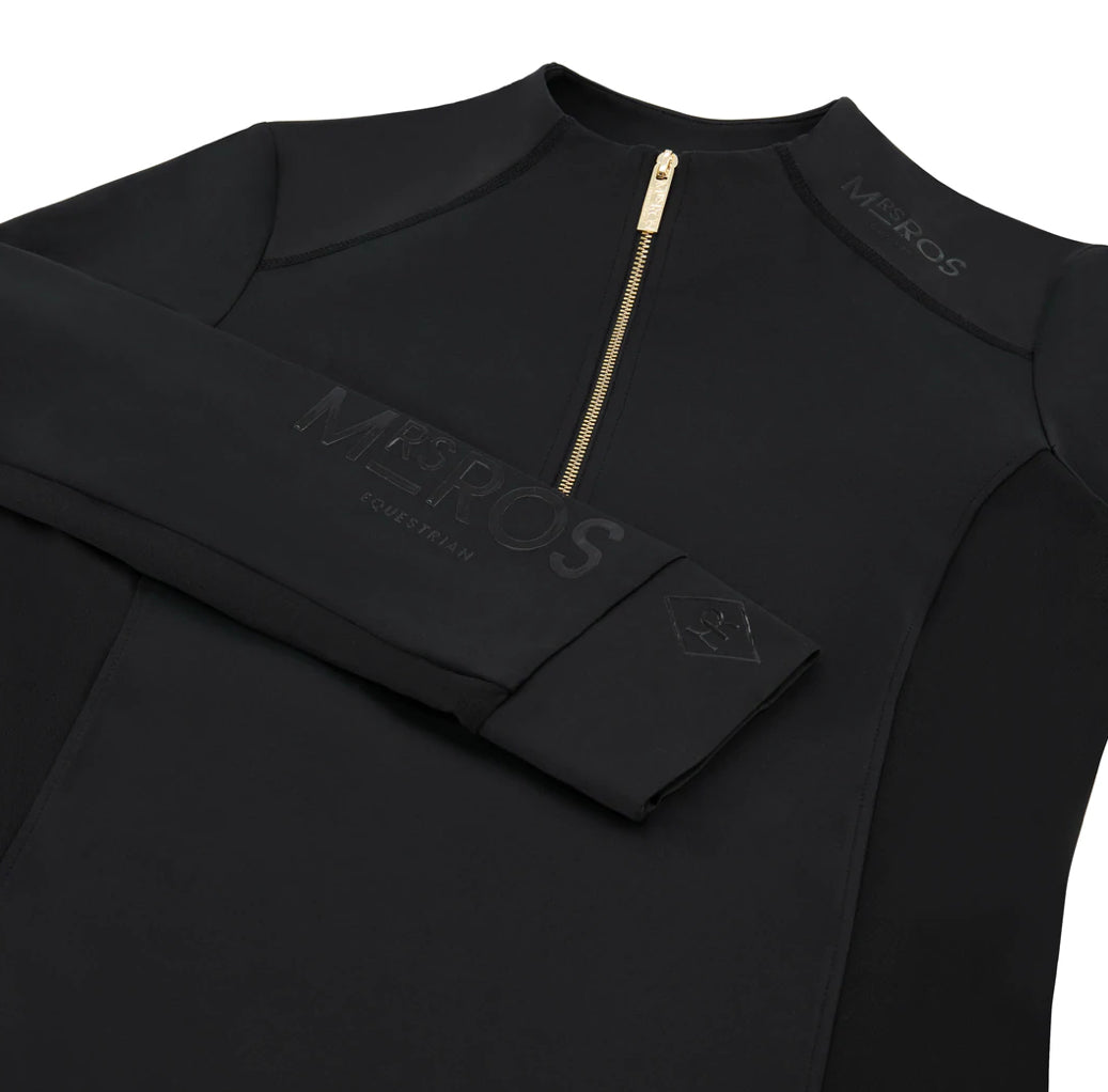 MrsRos long sleeve training top- Phantom Black