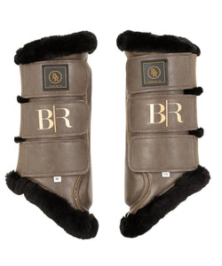 BR Equestrian Majestic belle tendon boots-Morel