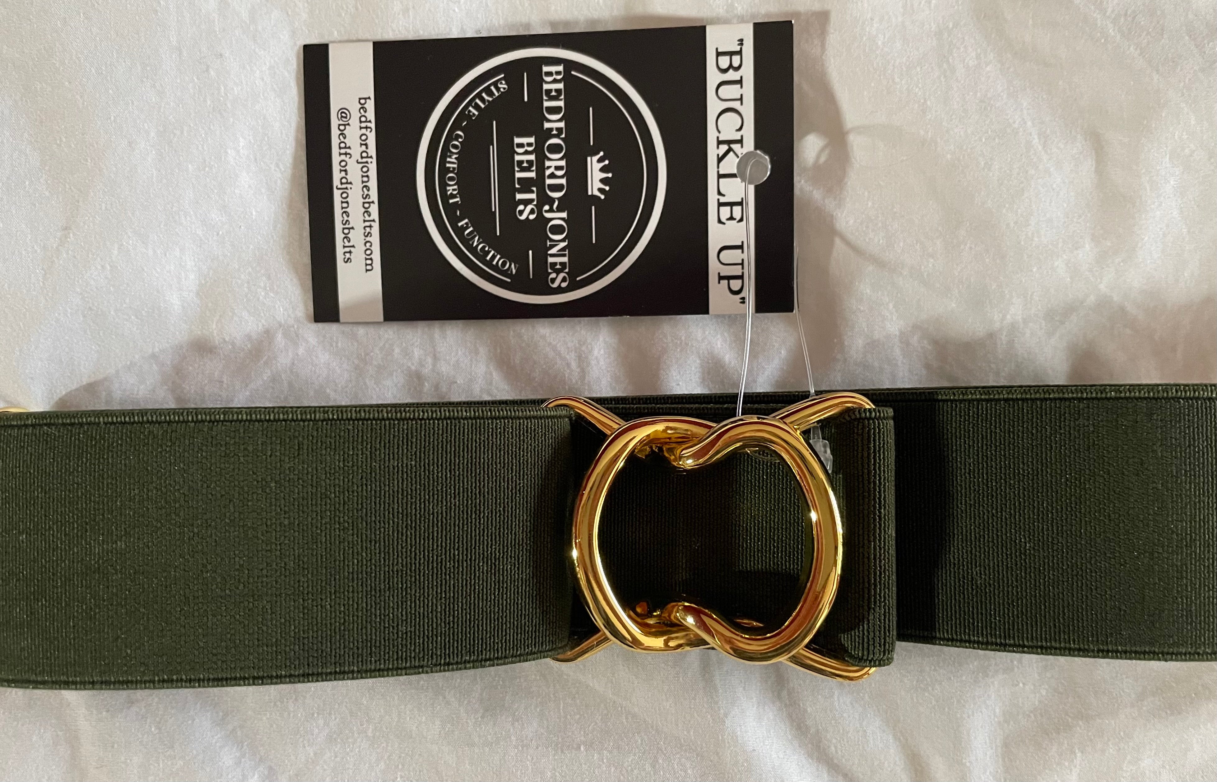Bedford Jones belt-Swizzle buckle (Solids)