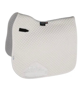Shires Cotton Dressage pad -White